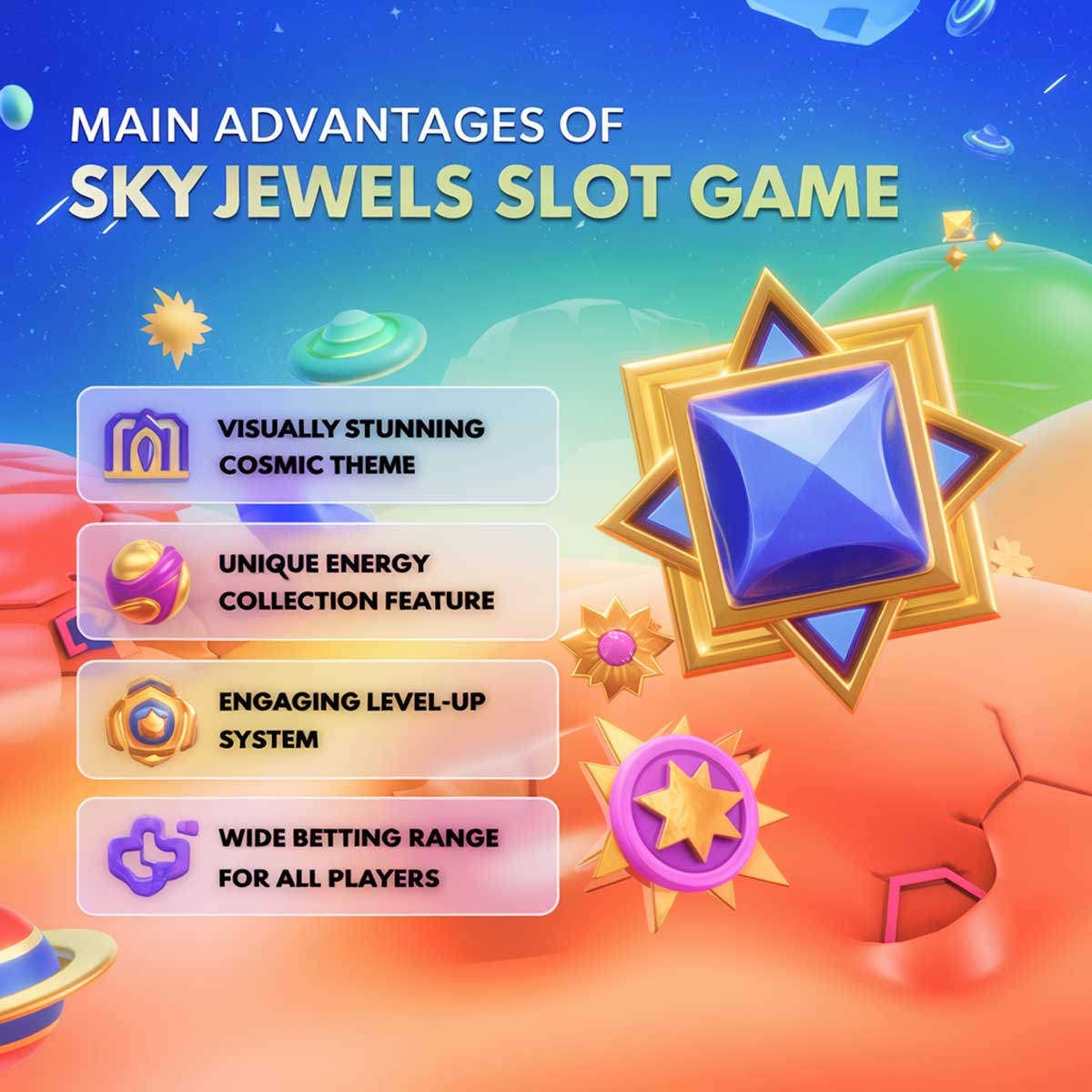 Sky Jewels slot machine game