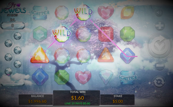 Sky Jewels slot gameplay